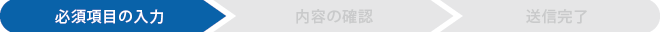 必須項目の入力
